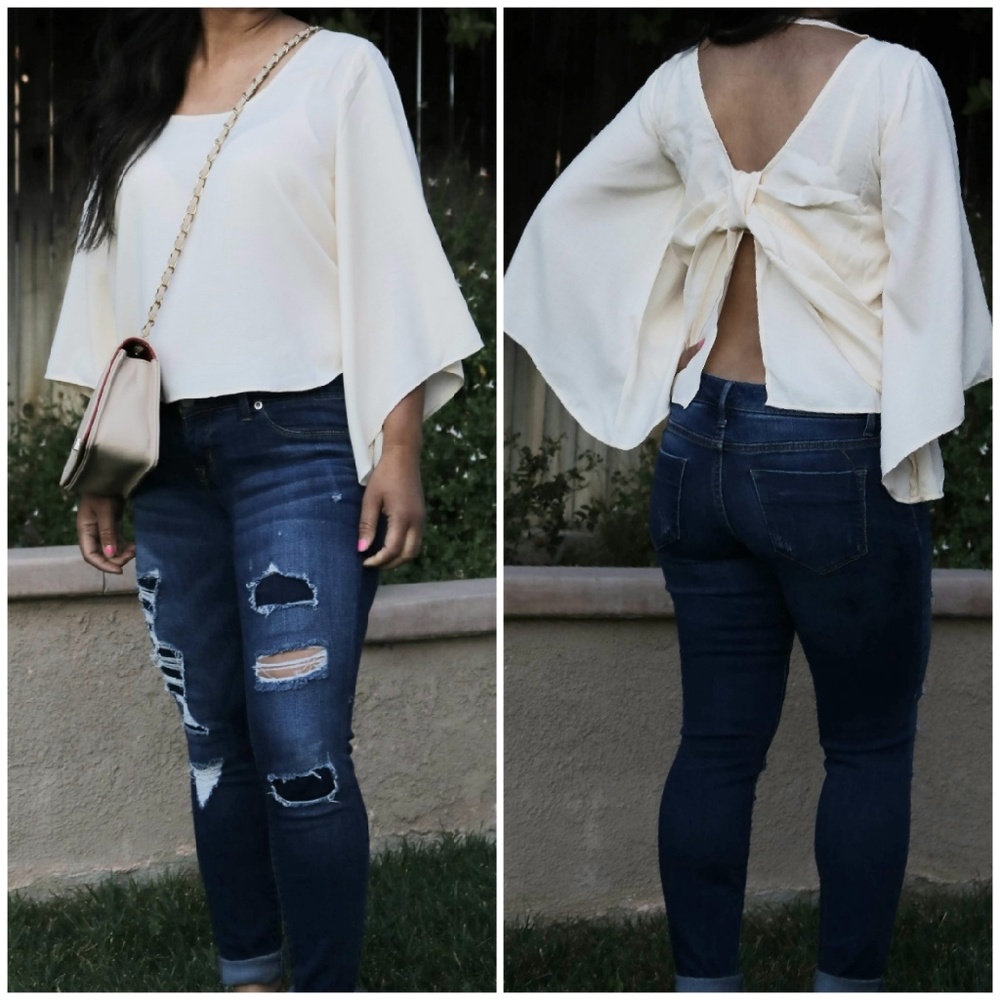 Bow tie top